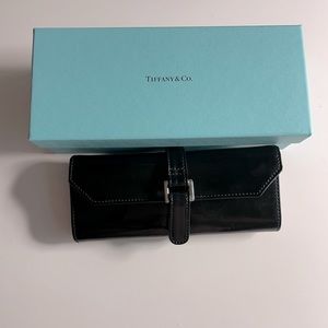 Tiffany & Co. leather jewelry pouch